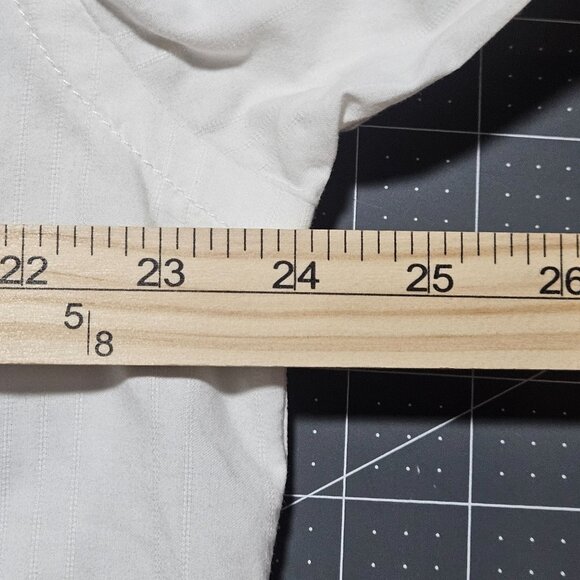 Tommy Bahama Men's Cotton Linen Blend White Long-Sleeve Shirt Boho Beach Travel - Picture 7 of 16